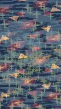 Dijital doku yüzey tasarım biçimi ile modern video animasyonu için gelişmiş hareket grafikleri