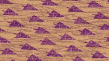 Benzersiz dijital animasyon tarzı grafikleri olan yaratıcı ortam tasarımı için yenilikçi hareket dokusu