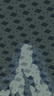 Modern medya üretimi için fütüristik dijital soyut doku sinematik tarz hareketli grafik ögesi