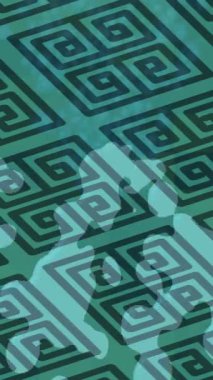 Dijital doku yüzey tasarım biçimi ile modern video animasyonu için gelişmiş hareket grafikleri