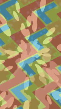 Soyut hareket desenli fütüristik video üretimi için dinamik dijital arkaplan