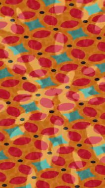 Soyut hareket desenli fütüristik video üretimi için dinamik dijital arkaplan