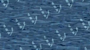 Benzersiz hareket grafikleri tasarım sanatına sahip yaratıcı film üretimi için özet bir arkaplan