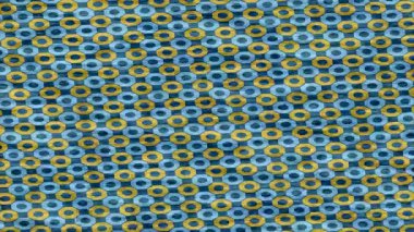 Benzersiz dijital animasyon tarzı grafikleri olan yaratıcı ortam tasarımı için yenilikçi hareket dokusu