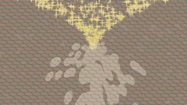 Benzersiz video giriş tasarımı projeleri için detaylı yüzey kalıbı film animasyon stili grafik girişi