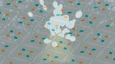 Benzersiz dijital hareket grafiklerine sahip yaratıcı sinematik projeler için yumuşak animasyon yüzeyi