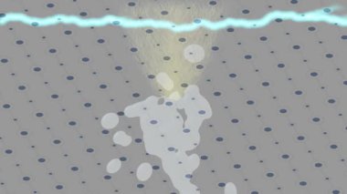 Dijital doku yüzey tasarım biçimi ile modern video animasyonu için gelişmiş hareket grafikleri