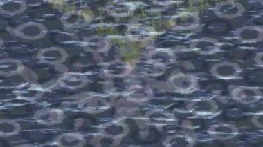 Yaratıcı video düzenleme film tasarımı için benzersiz hareket grafikleri biçimi giriş hareketi video pro