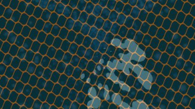 Soyut hareket desenli fütüristik video üretimi için dinamik dijital arkaplan