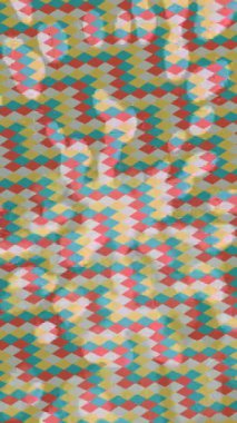 Benzersiz dijital animasyon tarzı grafikleri olan yaratıcı ortam tasarımı için yenilikçi hareket dokusu