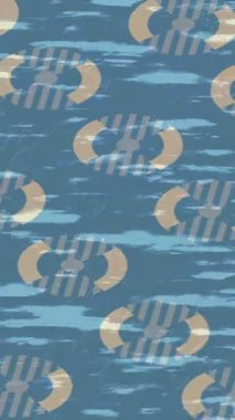 Benzersiz video giriş tasarımı projeleri için detaylı yüzey kalıbı film animasyon stili grafik girişi