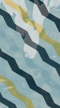 Benzersiz video giriş tasarımı projeleri için detaylı yüzey kalıbı film animasyon stili grafik girişi