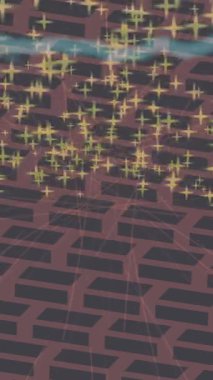 Benzersiz hareket grafikleri tasarım sanatına sahip yaratıcı film üretimi için özet bir arkaplan