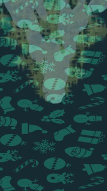 Benzersiz video giriş tasarımı projeleri için detaylı yüzey kalıbı film animasyon stili grafik girişi