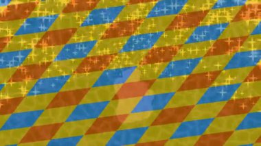 Benzersiz hareket grafikleri tasarım sanatına sahip yaratıcı film üretimi için özet bir arkaplan