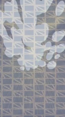 Dijital doku yüzey tasarım biçimi ile modern video animasyonu için gelişmiş hareket grafikleri