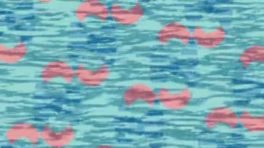 Estetik doku arkaplan tasarımı renkli hareket grafikleri ile moda film giriş profosyoneli