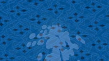 Benzersiz dijital animasyon tarzı grafikleri olan yaratıcı ortam tasarımı için yenilikçi hareket dokusu