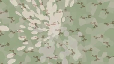 Organik desenli yüzey giriş stili video film sanatı ile soyut arkaplan tasarımı