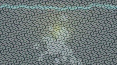 Lüks hareket projeleri için soyut tasarım stili animasyonu olan üst düzey dijital doku