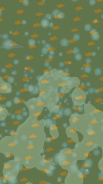 Benzersiz dijital animasyon tarzı grafikleri olan yaratıcı ortam tasarımı için yenilikçi hareket dokusu