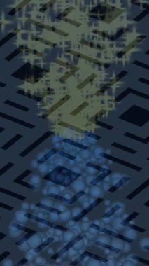 Benzersiz hareket dokusu tasarım sanatı ile profesyonel video düzenleme için modern soyut grafikler