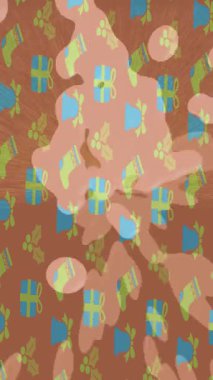 Yaratıcı video düzenleme film tasarımı için benzersiz hareket grafikleri biçimi giriş hareketi video pro