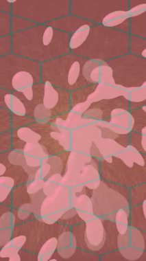 Organik desenli yüzey giriş stili video film sanatı ile soyut arkaplan tasarımı