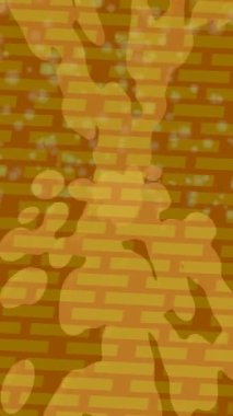 Soyut hareket desenli fütüristik video üretimi için dinamik dijital arkaplan