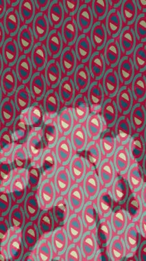 Benzersiz video giriş tasarımı projeleri için detaylı yüzey kalıbı film animasyon stili grafik girişi