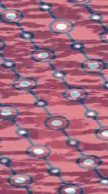 Dijital doku yüzey tasarım biçimi ile modern video animasyonu için gelişmiş hareket grafikleri