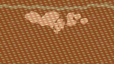 Organik desenli yüzey giriş stili video film sanatı ile soyut arkaplan tasarımı