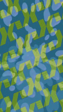 Dijital doku yüzey tasarım biçimi ile modern video animasyonu için gelişmiş hareket grafikleri