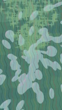 Benzersiz dijital animasyon tarzı grafikleri olan yaratıcı ortam tasarımı için yenilikçi hareket dokusu