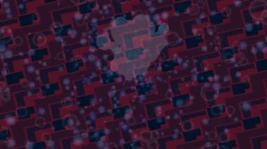 Modern medya üretimi için fütüristik dijital soyut doku sinematik tarz hareketli grafik ögesi