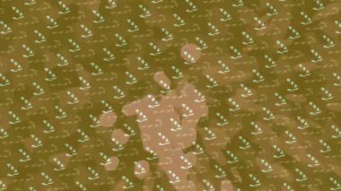 Soyut hareket desenli fütüristik video üretimi için dinamik dijital arkaplan