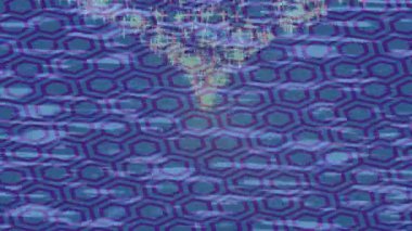 Modern medya üretimi için fütüristik dijital soyut doku sinematik tarz hareketli grafik ögesi