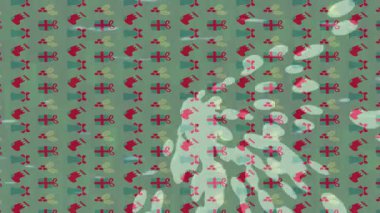 Benzersiz dijital animasyon tarzı grafikleri olan yaratıcı ortam tasarımı için yenilikçi hareket dokusu