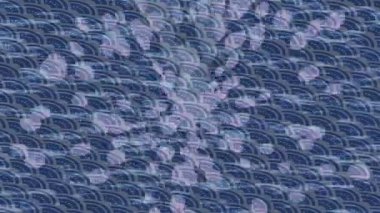 Benzersiz hareket grafikleri tasarım sanatına sahip yaratıcı film üretimi için özet bir arkaplan