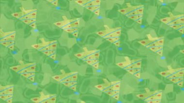 Modern medya üretimi için fütüristik dijital soyut doku sinematik tarz hareketli grafik ögesi