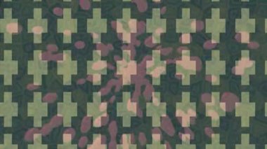 Benzersiz video giriş tasarımı projeleri için detaylı yüzey kalıbı film animasyon stili grafik girişi