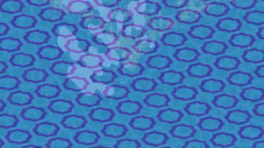 Soyut hareket desenli fütüristik video üretimi için dinamik dijital arkaplan