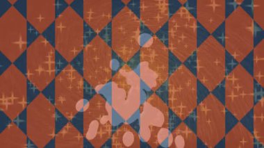 Benzersiz hareket dokusu tasarım sanatı ile profesyonel video düzenleme için modern soyut grafikler