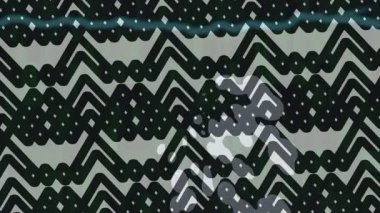 Benzersiz dijital animasyon tarzı grafikleri olan yaratıcı ortam tasarımı için yenilikçi hareket dokusu