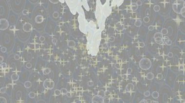 Benzersiz hareket grafikleri tasarım sanatına sahip yaratıcı film üretimi için özet bir arkaplan