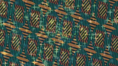 Benzersiz dijital animasyon tarzı grafikleri olan yaratıcı ortam tasarımı için yenilikçi hareket dokusu