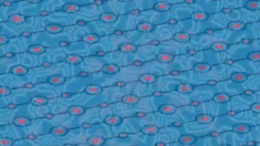 Benzersiz hareket grafikleri tasarım sanatına sahip yaratıcı film üretimi için özet bir arkaplan