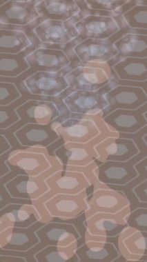 Soyut hareket desenli fütüristik video üretimi için dinamik dijital arkaplan