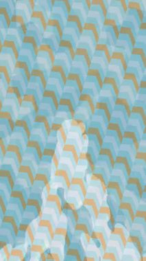 Lüks hareket projeleri için soyut tasarım stili animasyonu olan üst düzey dijital doku