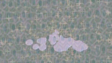 Benzersiz dijital animasyon tarzı grafikleri olan yaratıcı ortam tasarımı için yenilikçi hareket dokusu